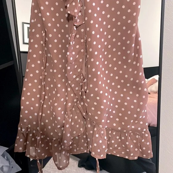 Lioness Caliente Ruffle Dress In Polka Dot - Picture 6 of 6